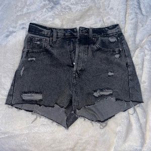 wild fable (target) distressed charcoal wash jean shirts
